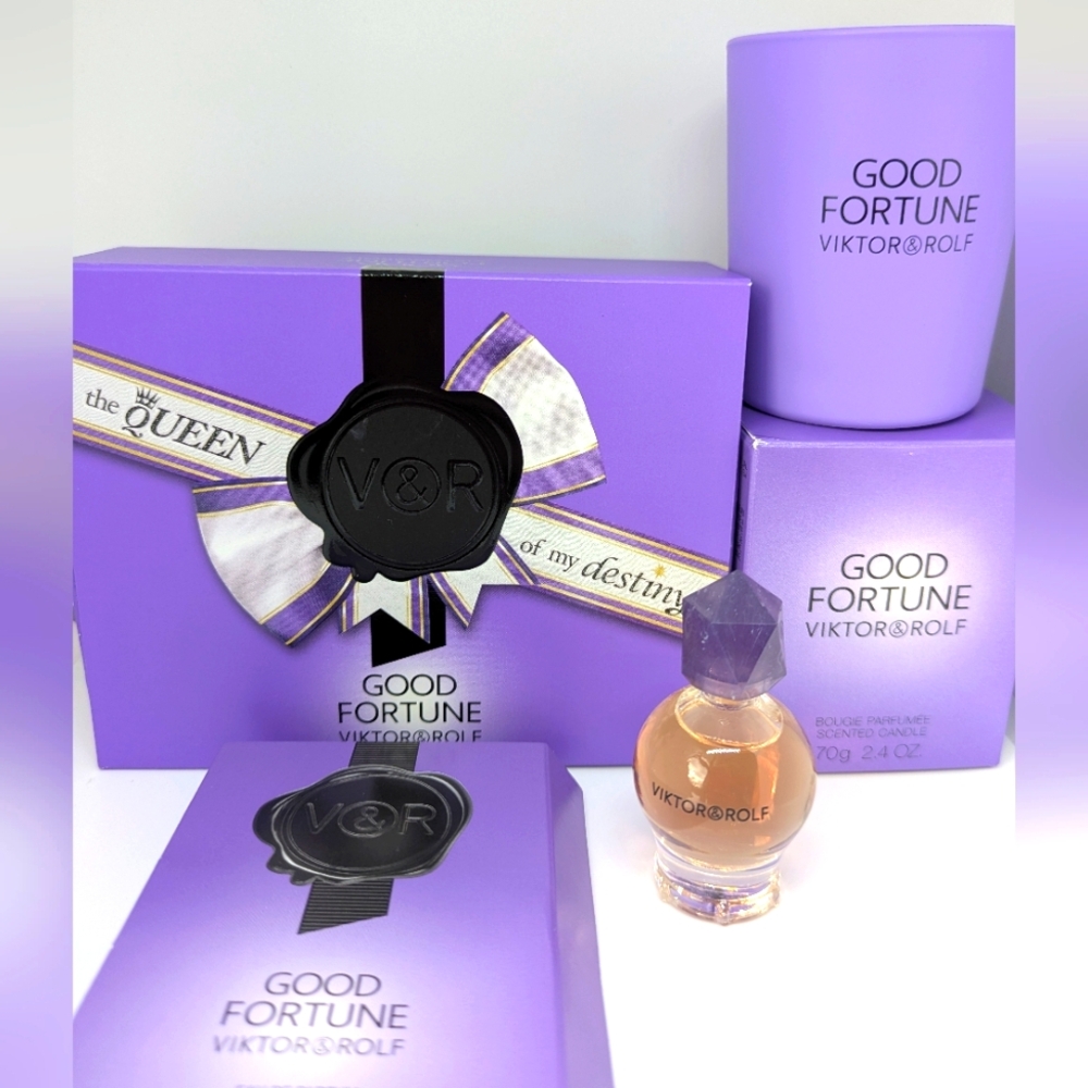 Victor & Rolf Good Fortune Mini Perfume, Candle and Vial Travel spray sample